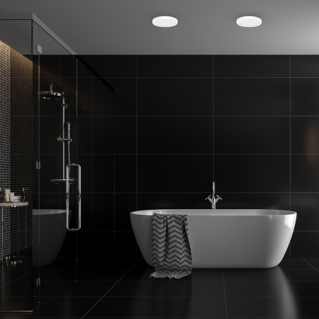 Plafonieră exterior Milagro Vera  24W 2600lm 4000K 230V/50Hz White Policarbonat IP65 [1]