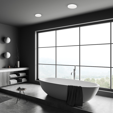 Plafonieră exterior Milagro Vera  24W 2600lm 4000K 230V/50Hz White Policarbonat IP65 [2]