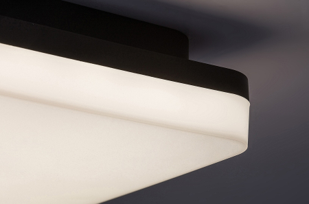 Plafoniera exterior Rabalux Pernik LED 24W 2400lm 4000K plastic plastic negru alb IP54 [3]