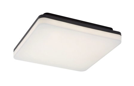Plafoniera exterior Rabalux Pernik LED 24W 2400lm 4000K plastic plastic negru alb IP54 [1]
