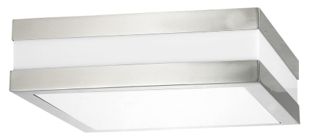 Plafoniere - Plafoniera exterior Rabalux Stuttgart E27 metal satin chrome stil modern, IP44 8227