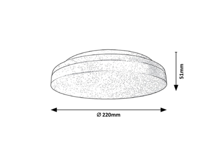 Plafoniera exterior Rabalux Zenon LED 18W 1450lm 3000-4000-6000K plastic plastic alb alb IP54 [3]