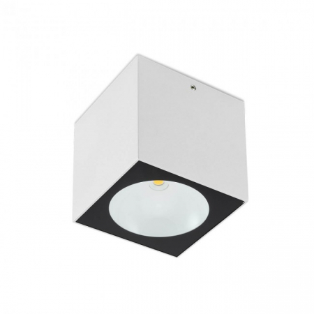 Plafoniere - Plafoniera exterior Redo TEKO 90103 LED 6W h91 Ø 580lm 3000K IP65 Nedimabil Alb mat