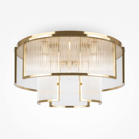 Moderne - Plafoniera - Frame MOD174CL-09G E14 9x40W -  Metal/Glass Gold IP20