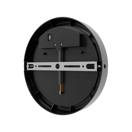 Plafonieră LED 18W 3-în-1 (3IN1) 2020 lm IP65 cu Corp Negru, Rotund Ø222 mm [3]