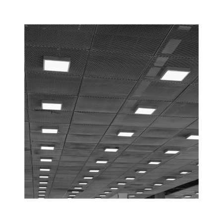 Plafonieră LED 24W 2400lm IP20 Negru 300x300mm – 3-în-1 Temperatură Reglabilă [1]