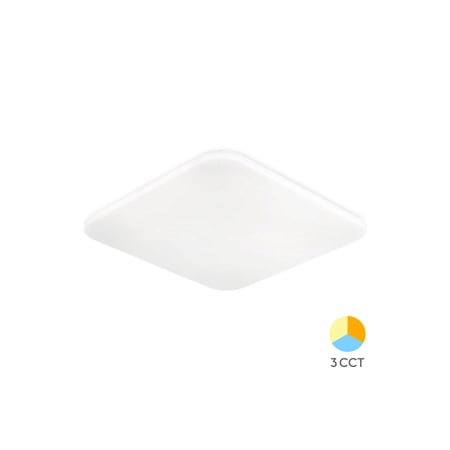 ILUMINAT - Plafonieră LED 24W 2450lm IP20 Alb 325x325 mm 3-în-1 Temperatură Reglabilă