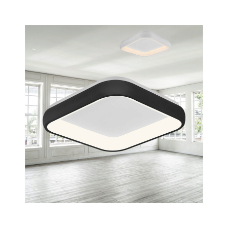 Plafonieră LED 36W 4260lm IP20 Negru 480x480mm – 3-în-1 Temperatură Reglabilă [1]