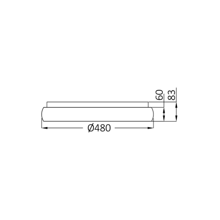 Plafonieră LED 36W 4260lm IP20 Negru Ø480mm – 3-în-1 Temperatură Reglabilă [4]