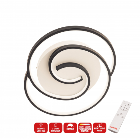 Plafonieră Smarter Intersia  01-2757 LED 38W 2030lm CCT Metal Alb mat IP20 [2]