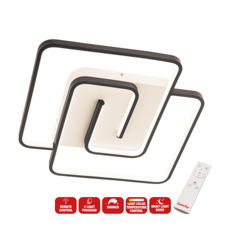 Plafonieră Smarter Intersia  01-2759 LED 38W 2050 lm CCT Metal Alb mat IP20 [3]