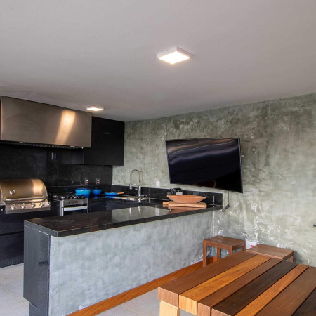 Plafonieră LED Pătrată 12W 1120lm IP40 Alb 170x170 mm „3-în-1 Temperatură Reglabilă” [1]