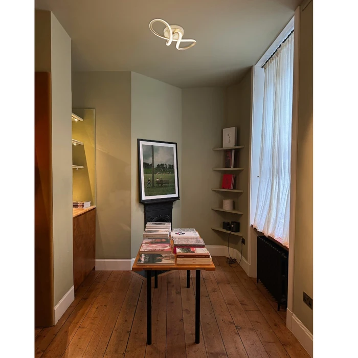 Plafoniera LED ANGLE, 13 W, 1000 lm, lumina neutra, auriu + alb, modern [2]