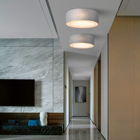 Plafoniera Maytoni Bergamo MOD613CL-04GR E27 3x60W -  Metal White/Gray IP20 [2]