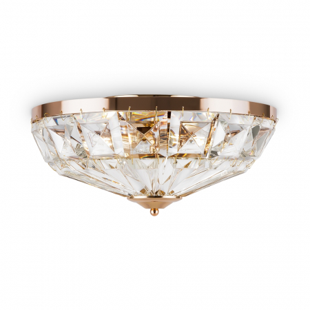 Plafoniera Maytoni Classic Facet MOD094CL-04G E14 4x60W -  Metal/Glass Gold IP20 [4]