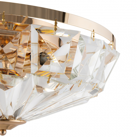 Plafoniera Maytoni Classic Facet MOD094CL-06G E14 6x60W -  Metal/Glass Gold IP20 [2]