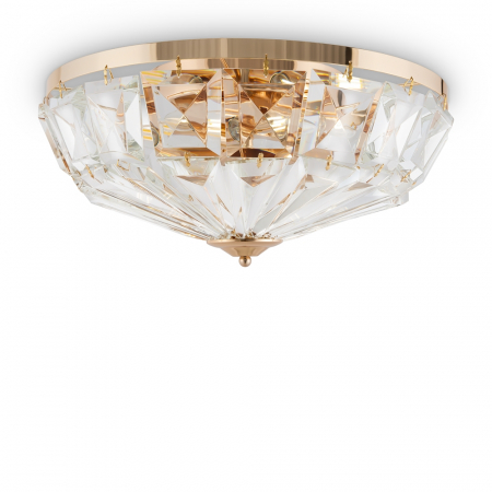 Plafoniera Maytoni Classic Facet MOD094CL-06G E14 6x60W -  Metal/Glass Gold IP20 [3]