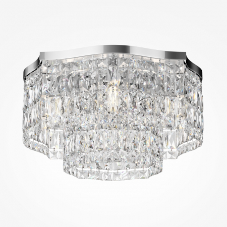 Moderne - Plafoniera Maytoni Dune DIA005CL-06CH E14 6x60W -  Metal/Glass Chrome IP20