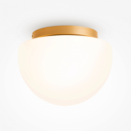 Plafoniere - Plafoniera Maytoni Glassy MOD270CL-01G E27 1x60W -  Metal/Glass Gold IP20