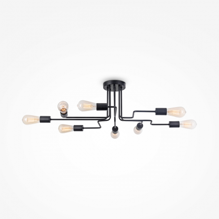Plafoniera Maytoni Loft Gilbert T532CL-08B E27 8x60W -  Metal Black IP20 [3]