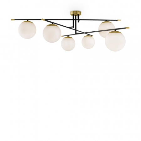 Plafoniera Maytoni Nostalgia MOD048CL-06G E14 6x40W -  Metal Black/Gold IP20 [3]