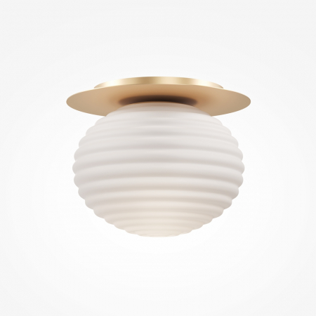 Moderne - Plafoniera Maytoni Reels MOD268CL-01G E27 1x60W -  Metal/Glass Gold IP20