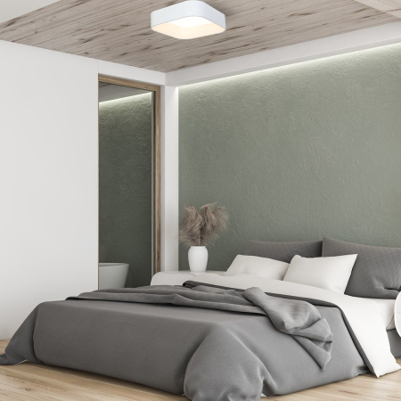 Plafoniera Milagro Astro LED 40W 1680lm 3000K/4000K 230V White Metal & Acril IP20 [5]