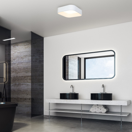 Plafoniera Milagro Astro LED 40W 1680lm 3000K/4000K 230V White Metal & Acril IP20 [3]