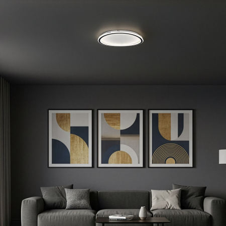 Plafoniera Milagro Cali LED 30W 2020 lm 4000K 230V Black & White Metal IP20 [2]