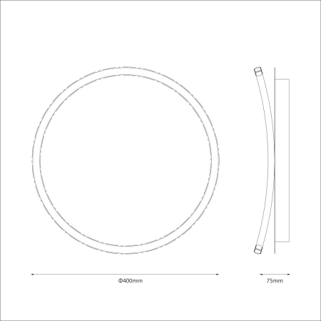 Plafoniera Milagro Cali LED 30W 2020 lm 4000K 230V Black & White Metal IP20 [7]