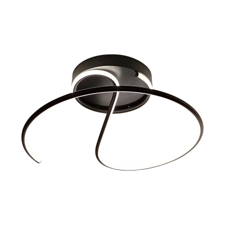 ILUMINAT - Plafoniera Milagro Delta LED 30W 1950lm 4000K 230V Black Metal & Plastic IP20