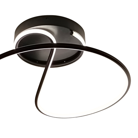 Plafoniera Milagro Delta LED 30W 1950lm 4000K 230V Black Metal & Plastic IP20 [1]