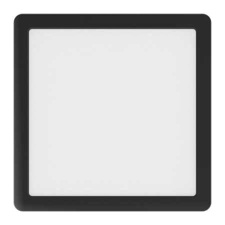 Plafoniera Milagro Evora LED 12W 840lm 3000K/4000K/6000K 230V Black Plastic IP20 [1]