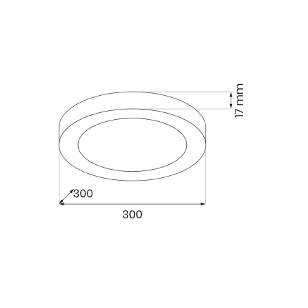 Plafoniera Milagro Evora LED 24W 1680lm 3000K/4000K/6000K 230V Black Plastic IP20 [5]