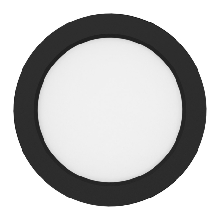 Plafoniera Milagro Evora LED 6W 420lm 3000K/4000K/6000K 230V Black Plastic IP20 [1]