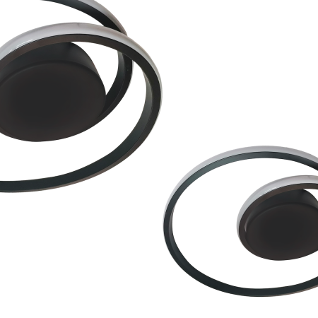 Plafoniere - Plafoniera Milagro Fantasy LED 30W 1800 lm 4000K 230V Black Metal & Acril IP20