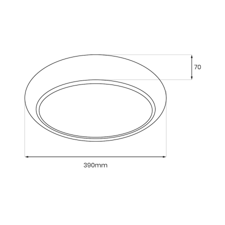 Plafoniera Milagro Gea LED 36W 2520lm 3000K/6000K 230V Black Metal & Plastic IP20 [6]
