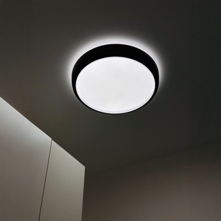 Plafoniera Milagro Gea LED 36W 2520lm 3000K/6000K 230V Black Metal & Plastic IP20 [1]