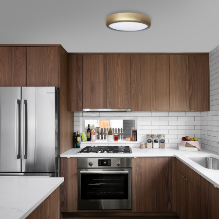 Plafoniera Milagro Gea LED 36W 2520lm 3000K/6000K 230V Gold Metal & Plastic IP20 [7]