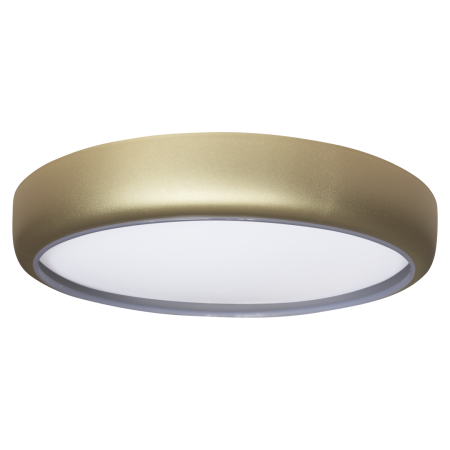 Plafoniere - Plafoniera Milagro Gea LED 36W 2520lm 3000K/6000K 230V Gold Metal & Plastic IP20