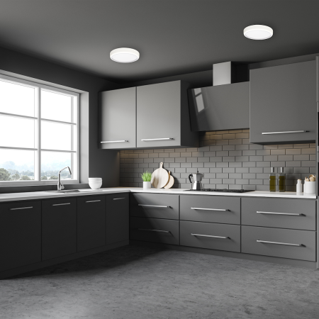 Plafoniera Milagro Gea LED 36W 2520lm 3000K/6000K 230V White Metal & Plastic IP20 [4]