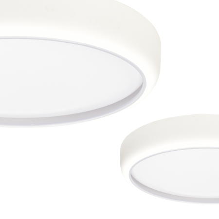 Plafoniere - Plafoniera Milagro Gea LED 36W 2520lm 3000K/6000K 230V White Metal & Plastic IP20