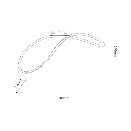 Plafoniera Milagro Infinity LED 21W 1200lm 4000K 230V Black Metal & Plastic IP20 [7]