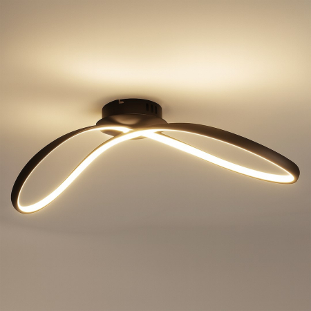 Plafoniera Milagro Infinity LED 21W 1200lm 4000K 230V Black Metal & Plastic IP20 [4]