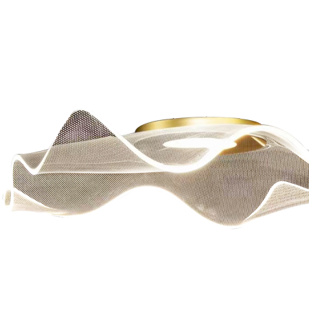 Plafonieră Milagro Largo  16W 1300lm 4000K 230V/50Hz Gold Metal & Acril IP20 [1]