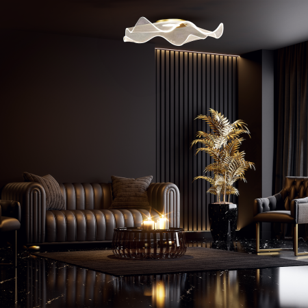 Plafonieră Milagro Largo  16W 1300lm 4000K 230V/50Hz Gold Metal & Acril IP20 [2]