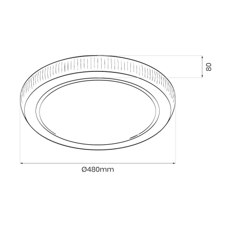 Plafoniera Milagro Lugo LED 36W 3600 lm 4000K 230V White Metal & Plastic IP20 [8]