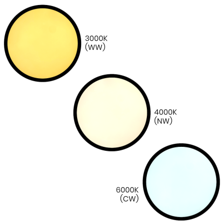 Plafoniera Milagro Maq LED 24W 2500lm 3000K/4000K/6500K 230V Black Plastic IP40 [1]