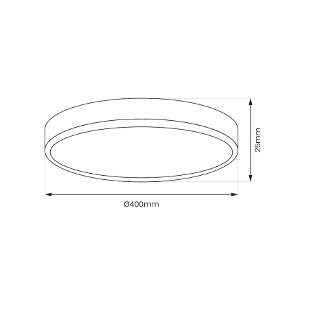 Plafoniera Milagro Maq LED 32W 3400lm 3000K/4000K/6500K 230V White Plastic IP40 [6]