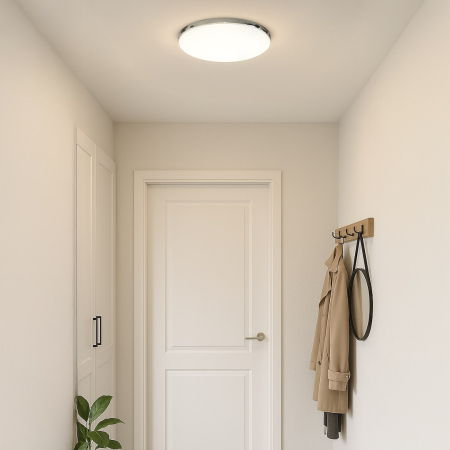 Plafoniera Milagro Maya LED 36W 3600 lm 4000K 230V Crom Metal & Plastic IP20 [1]